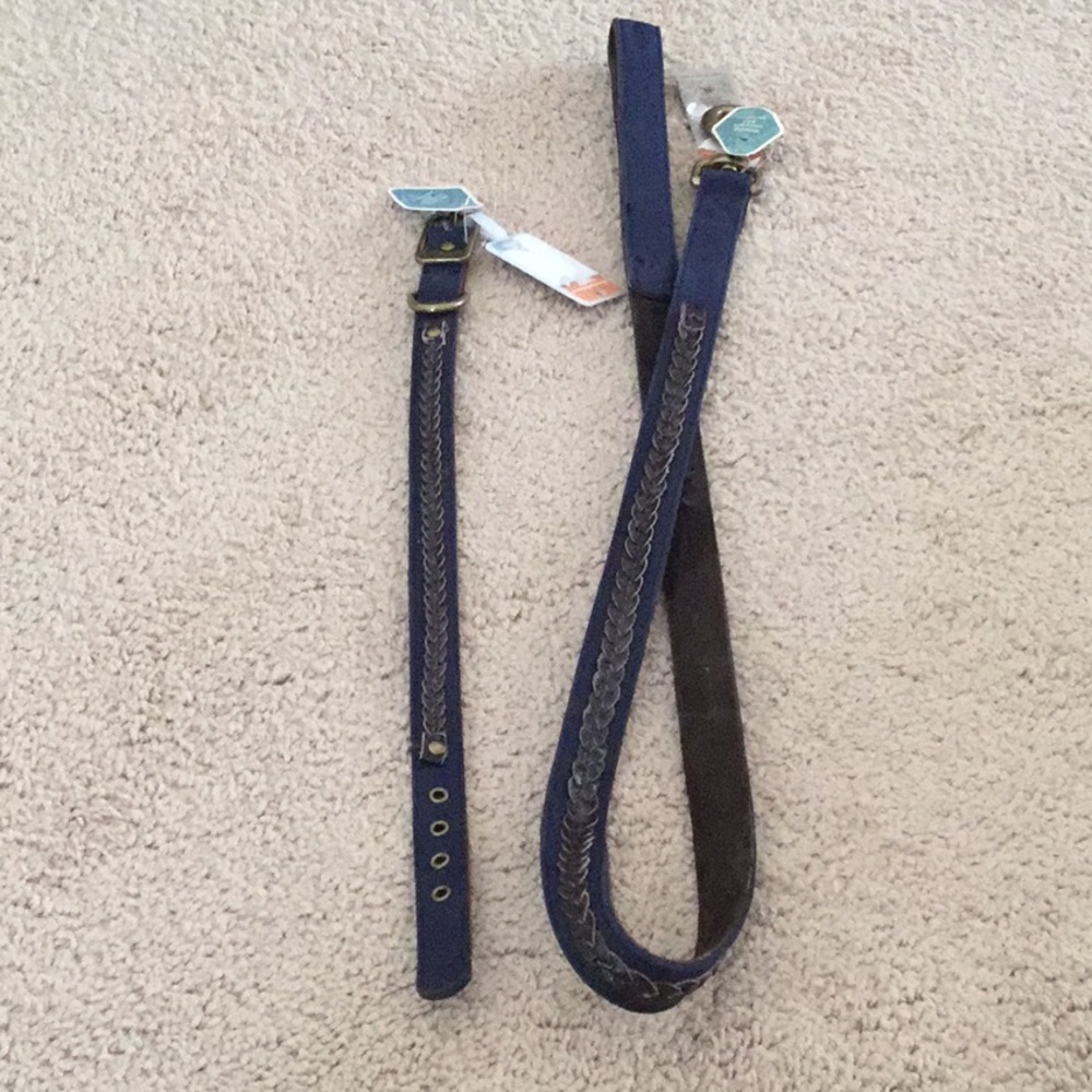 Tommy Bahama dog leash and collar